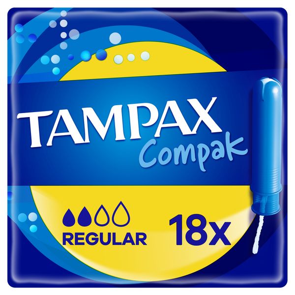 Tampax Men's Compak Regular Tampons 18