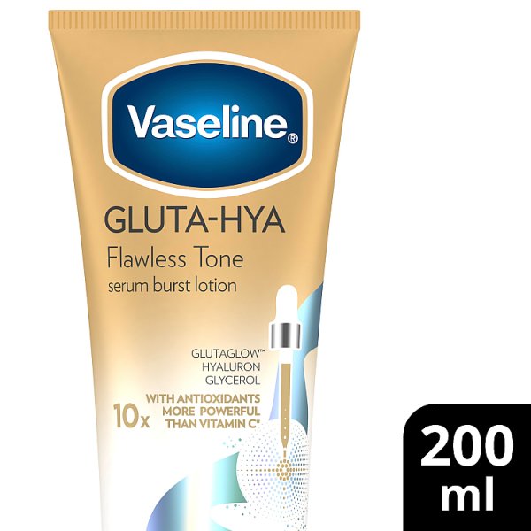 Vaseline Gluta-Hya Flawless Tone Serum Burst Lotion 200ml