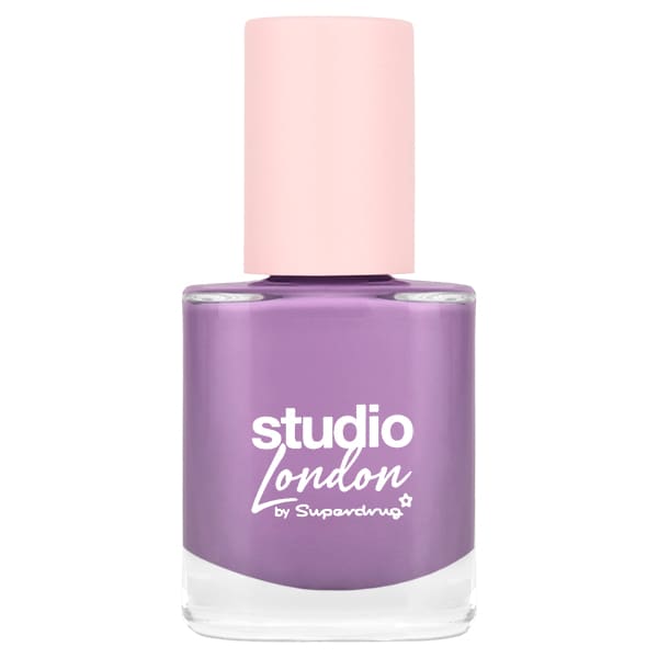 Superdrug Studio London Unisex Purple Nail Polish