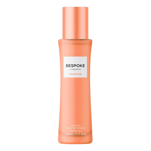 Bespoke Women's White Woman Rose & Peach Perfume Mist 140Ml