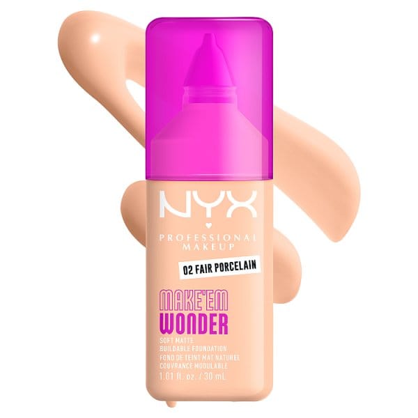 NYX Professional Makeup Wonder Liquid Foundation Fair Porcelain