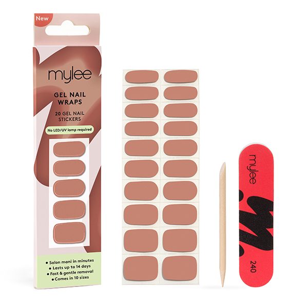 Mylee Gel Nail Wraps Naturally Darling
