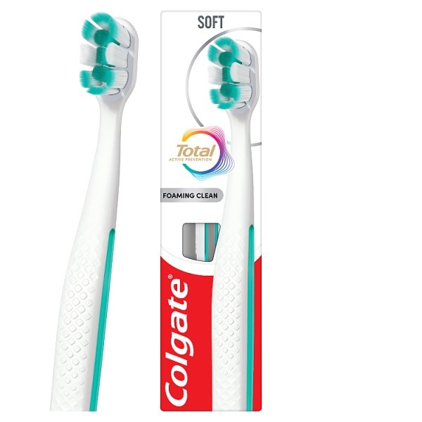 Colgate Unisex Total Foaming Clean Soft Manual Toothbrush