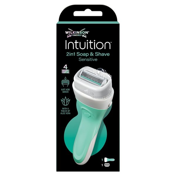 Wilkinson Sword Women's Intuition 2-In-1 Sensitive Razor