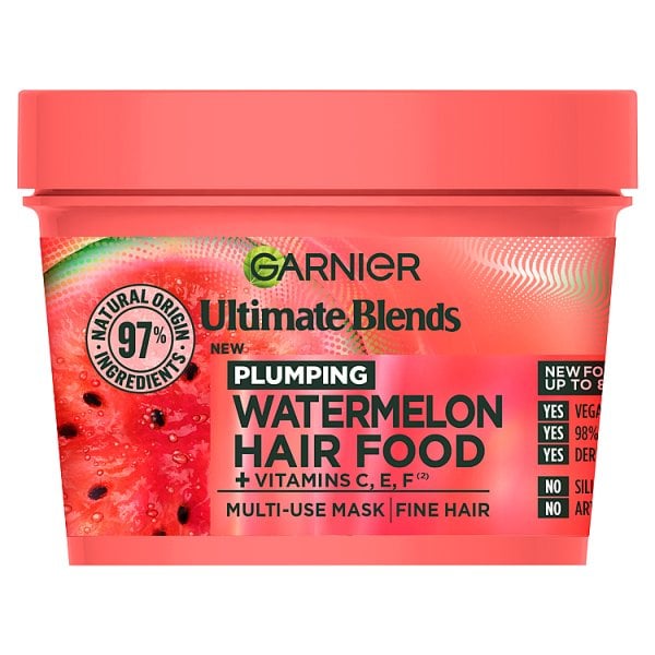 Garnier Ultimate Blends Unisex Plumping Watermelon Hair Food Watermelon Hair Mask 390Ml