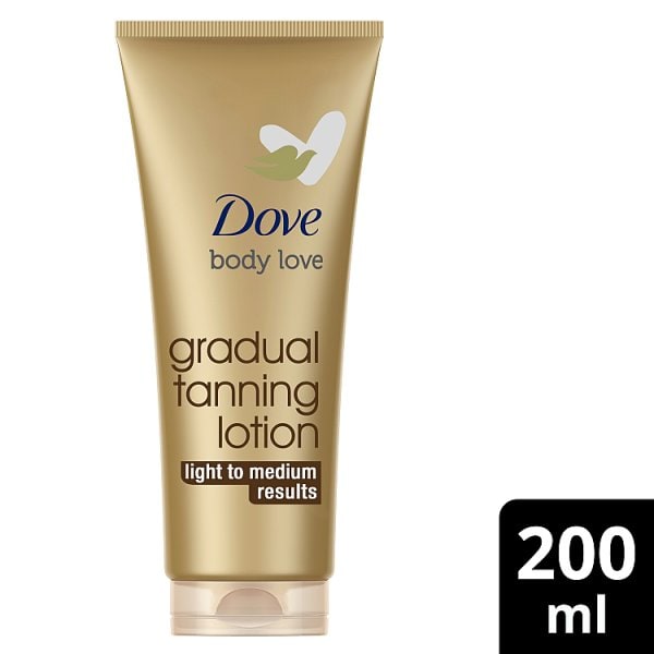Dove Unisex Light Gradual Tanning Lotion To Medium 200Ml