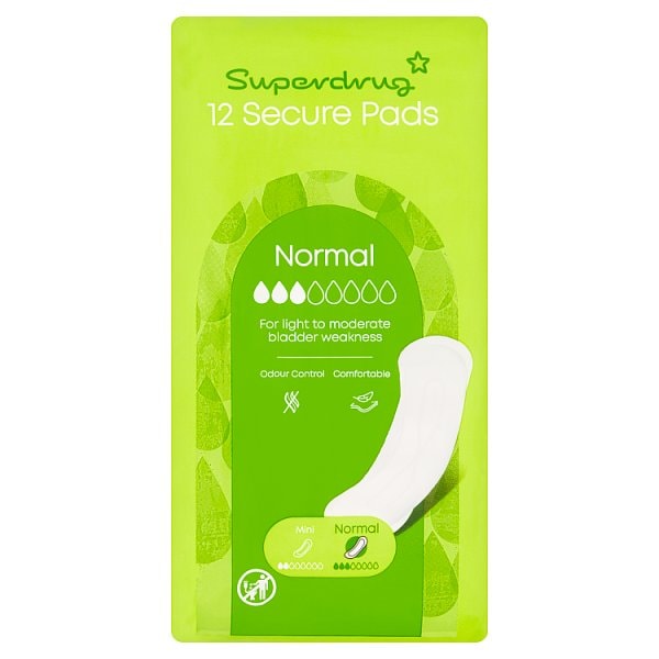 Superdrug Men's Normal Incontinence Pad X 12