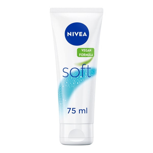 Nivea Soft Moisturising Cream For Face, Hand And Body, 75ml