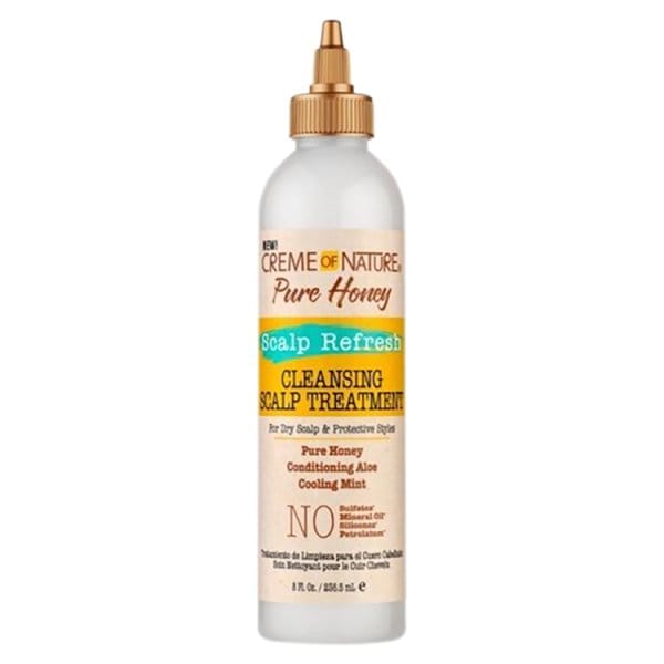 Crème Of Nature Unisex Pure Honey Scalp Refresh Cleansing Treatment 236.5Ml