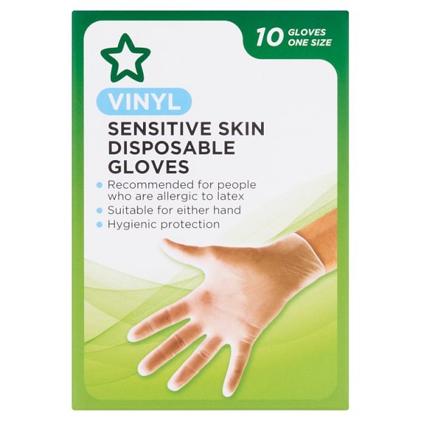 Superdrug Disposable Vinyl Gloves 10 Pairs