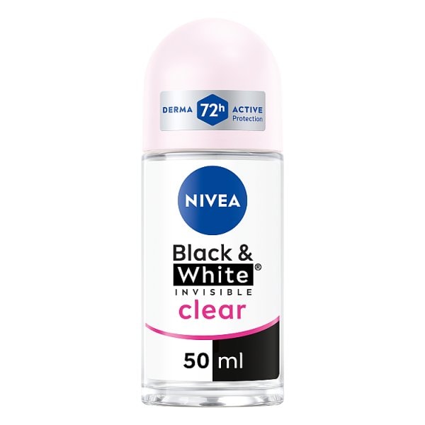 Nivea Women's White Black & Anti-Perspirant Roll-On Deodorant 50Ml