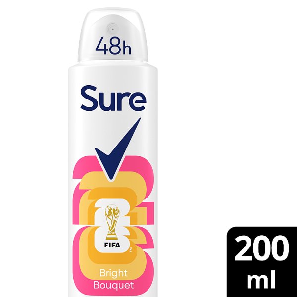 Sure Women's Bright Bouquet Anti-Perspirant Deodorant Aerosol 200Ml