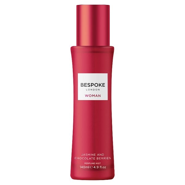 Bespoke Women's Pink/Red/Dark Woman Jasmine & Chocolate Berries Perfume Mist 140Ml