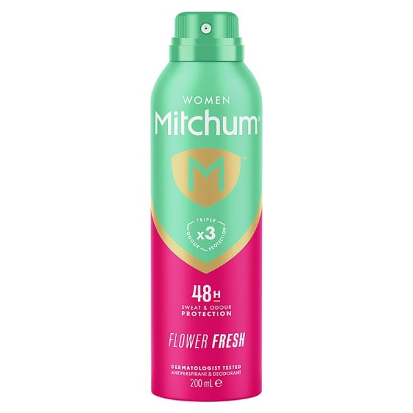 Mitchum Women's Flower Fresh Anti-Perspirant Deodorant 200Ml