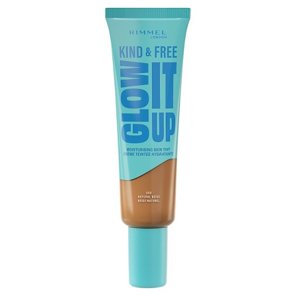 Rimmel Kind & Free Glow It Up Hydrating Skin Tint Liquid Foundation 400 Natural Beige