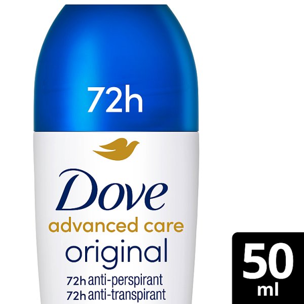 Dove Women's Advanced Care Original Anti-Perspirant Roll On 50Ml