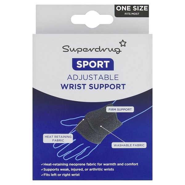 Superdrug Unisex Adjustable Wrist Support
