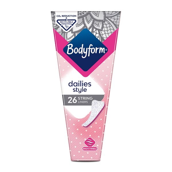Bodyform Men's Dailies String Panty Liners 26 Pack