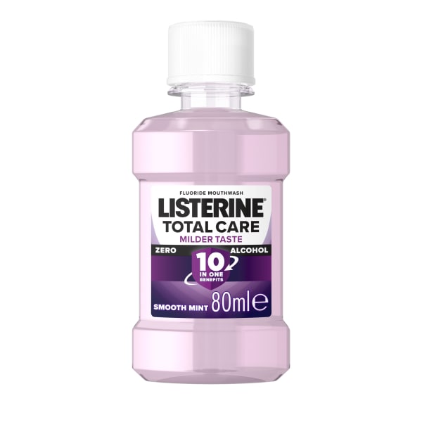 Listerine Unisex Total Care Milder Taste Mouthwash 80Ml