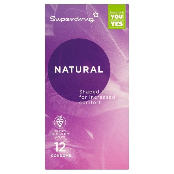 Superdrug Unisex Regular Condoms 12S