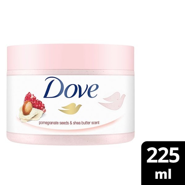 Dove Unisex Body Scrub Pomegranate Seeds & Shea Butter 225Ml