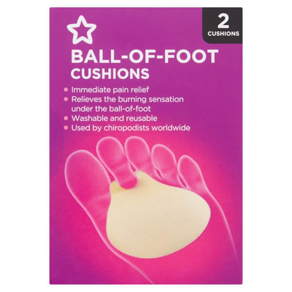 Superdrug Unisex Toe Loop Ball Of Foot Cushion X 2