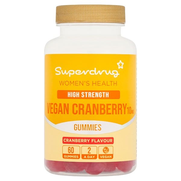 Superdrug Women's Cranberry Gummies 60S
