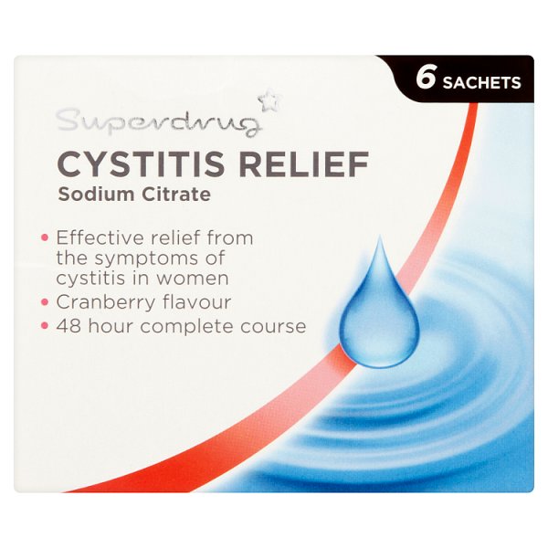 Superdrug Women's Cystitis Relief Sachets X 6