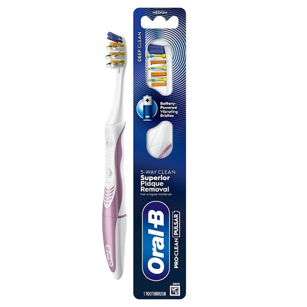 Oral-B Unisex Pro-Clean Pulsar Battery-Powered Toothbrush