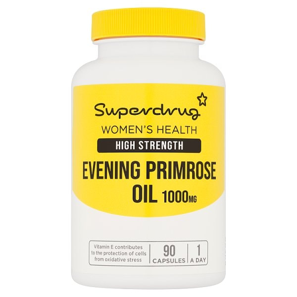 Superdrug Unisex High Strength Evening Primrose Oil 1000Mg 90S