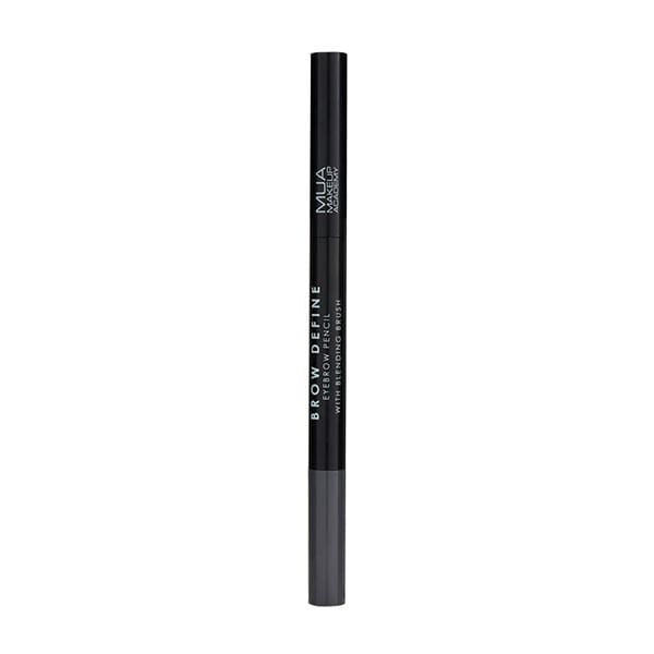 MUA Brow Define Brow Pencil withBlending Brush Grey 002