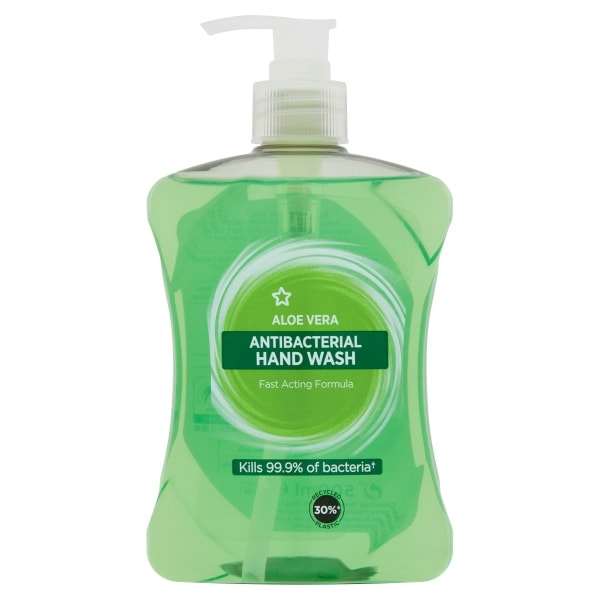 Superdrug Unisex Anti Bacterial Aloe Handwash 500Ml