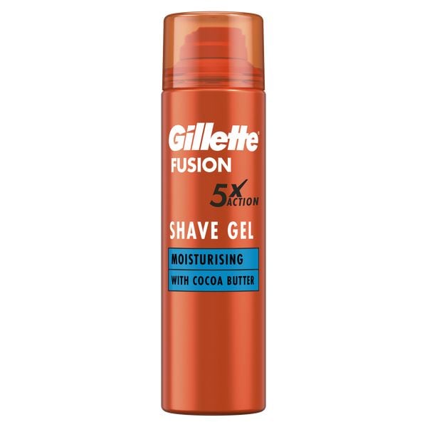 Gillette Men's Fusion5 Moisturising Shaving Gel 200Ml