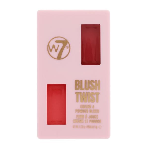 W7 Unisex Mixed Blush Twist - Cream & Powder Blush 8G - Peace Out
