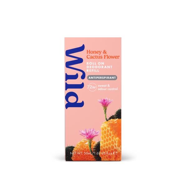 Wild Women's Honey & Cactus Roll On Refill 50Ml