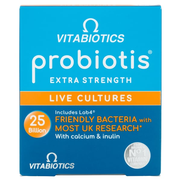 Vitabiotics Unisex Wellbio Live Cultures Extra Strength 30 Billion