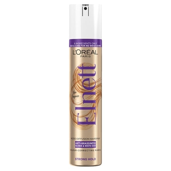 L'oréal Paris Unisex Purple Elnett Hairspray 200Ml