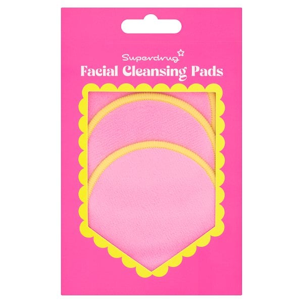 Superdrug Unisex Facial Cleansing Pads 3 Pack