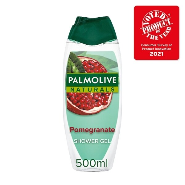 Palmolive Naturals Pure Pomegranate Shower Gel 500ml Toiletries 