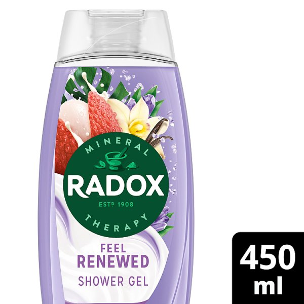 Radox Unisex Cream Shower Gel Feel Renewed 450Ml