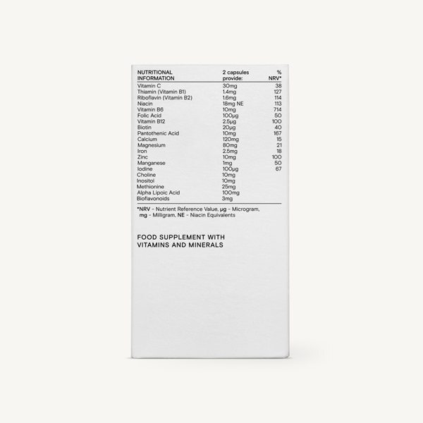 Wild Nutrition FoodGrown Energy Support For All 60 Caps Health