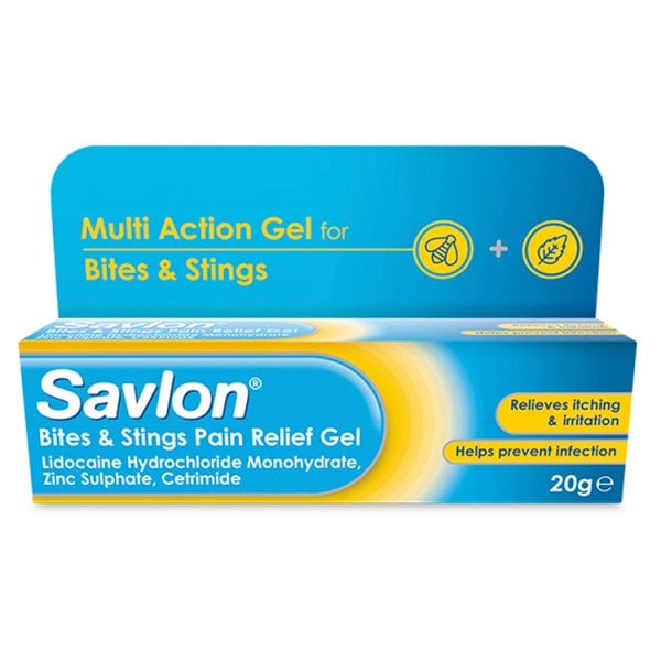 Savlon Unisex Bites & Stings Pain Relief Gel 20G