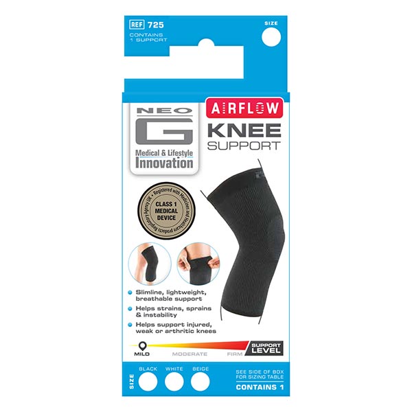 Neo G Unisex Airflow Knee Support - Large