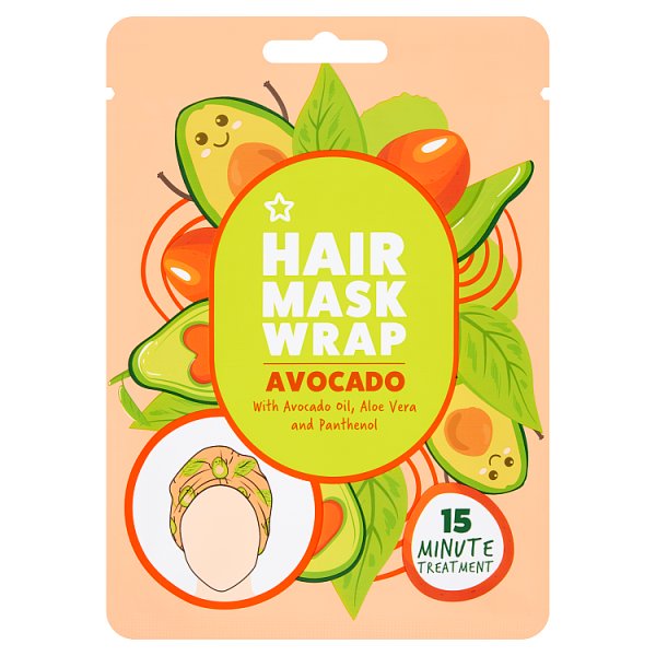Superdrug Unisex Hair Wrap Mask Avocado