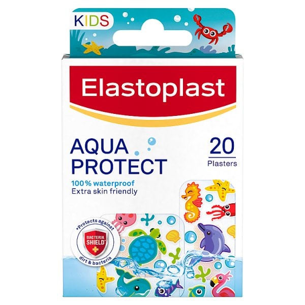 Elastoplast Unisex Kids Aqua Protect Kids Everyday Plasters (20 Pcs)