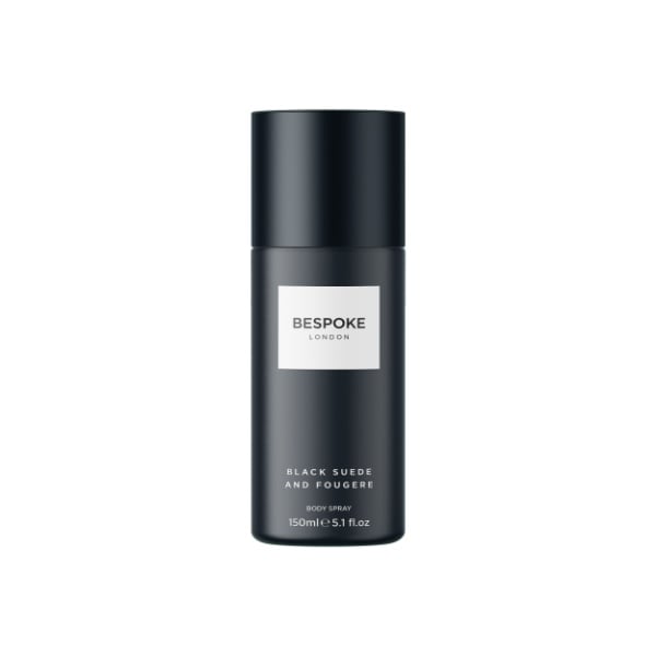 Bespoke Men's Black Suede & Fougere Body Spray 150Ml