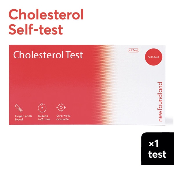 Newfoundland Unisex Cholesterol Red Cholesterol Test 1T