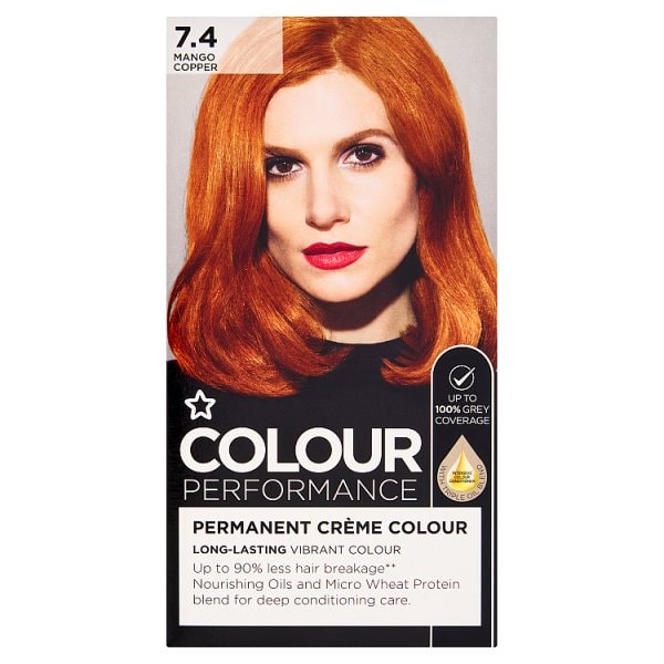 Superdrug Unisex Grey Colour Performance 7.4 Copper Burst