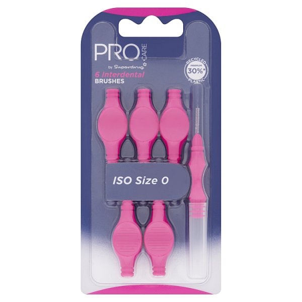 Procare Unisex Pink Iso Size Interdental Brushes Pink 0.4Mm X 6