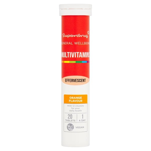 Superdrug Unisex Orange Multivitamin Effervescent 20S